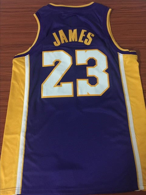 Lebron James Retro Classic Lakers Home Jersey